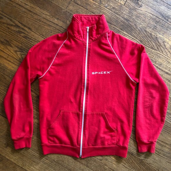 Official SpaceX zip up sweatshirt/jacket Unisex - Picture 1 of 8